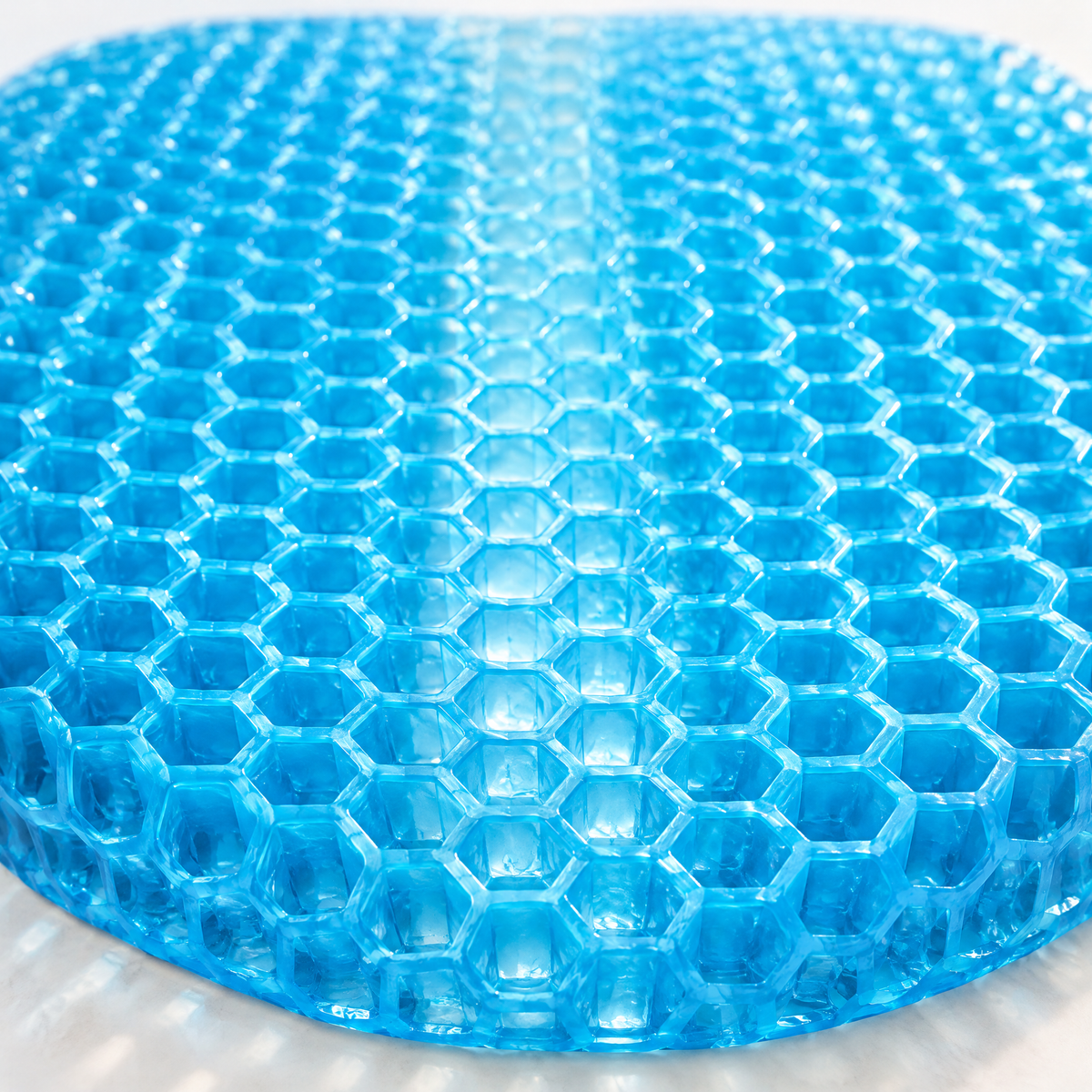 Close-up of Milewell's open honeycomb gel cells